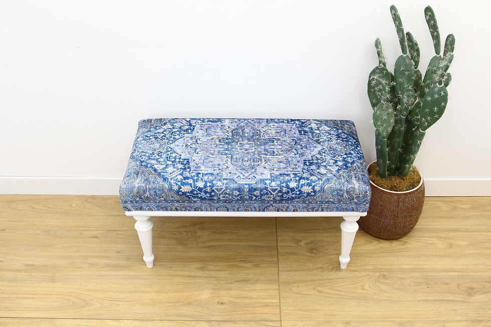 Miniature : Handmade Wooden Entryway Bench