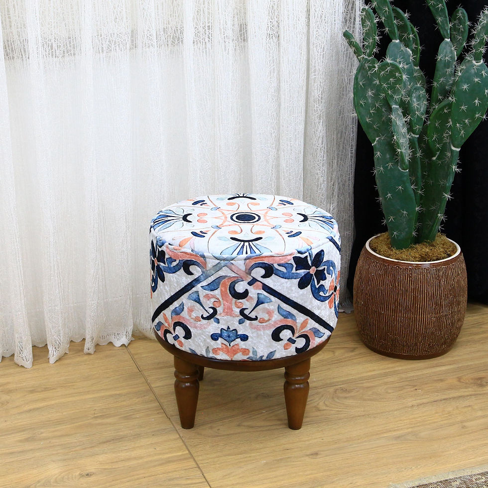 Miniaturbild: Ottoman Footstool Pouf