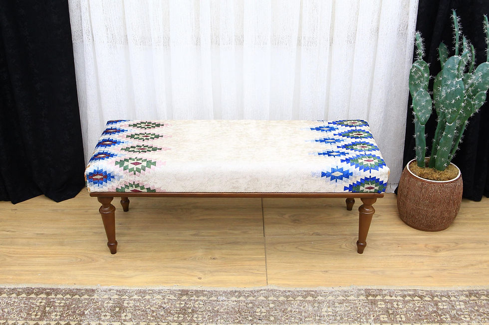 Thumbnail: Kilim Bench for Entryway