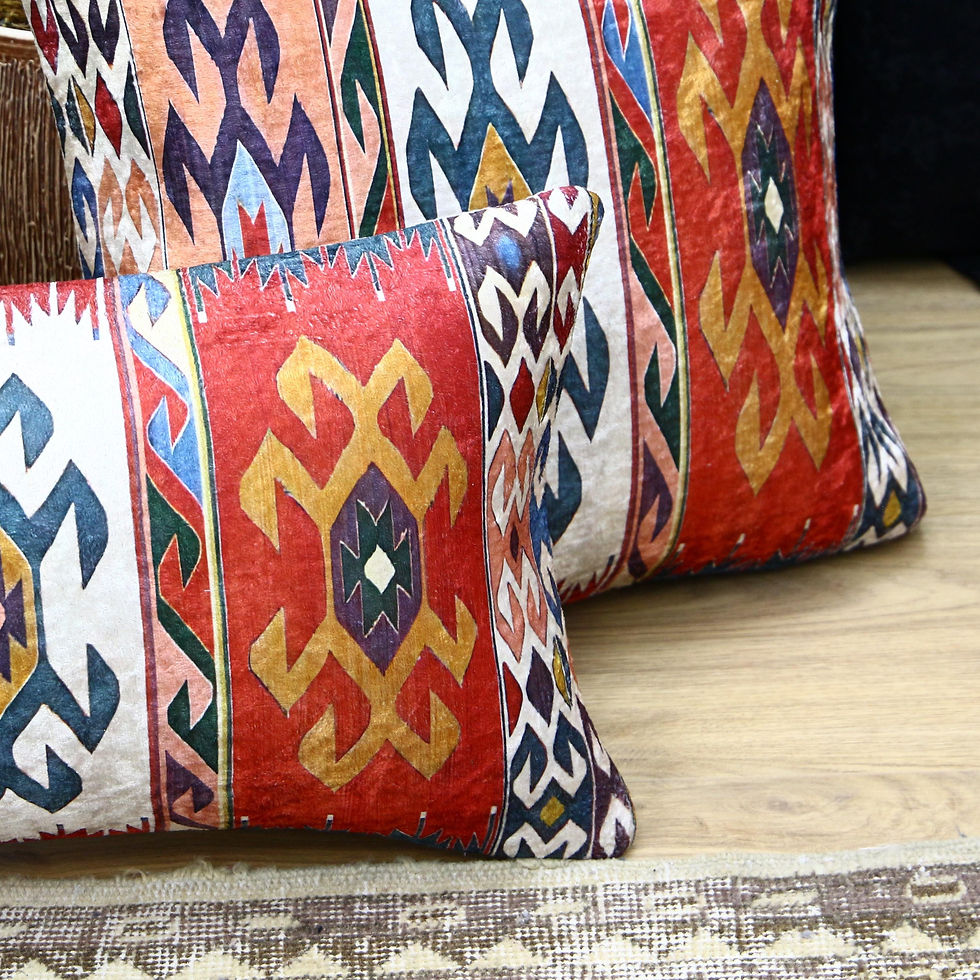 Thumbnail: Bohemian Lumbar Pillow Cover
