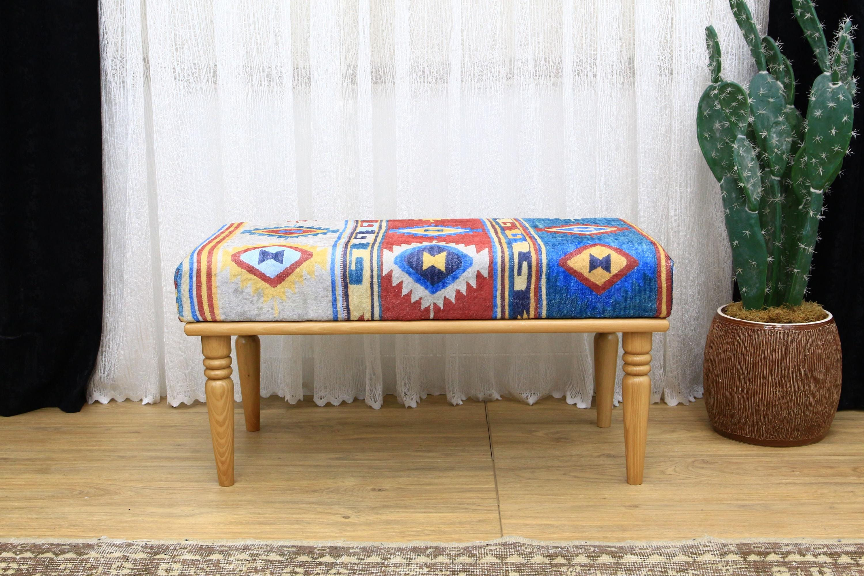 Handmade Wooden Entryway Bench