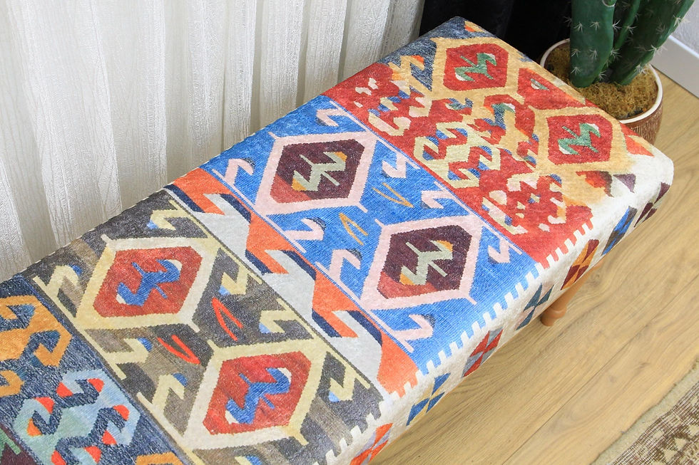 Miniaturbild: Upholstered Hallway Bench