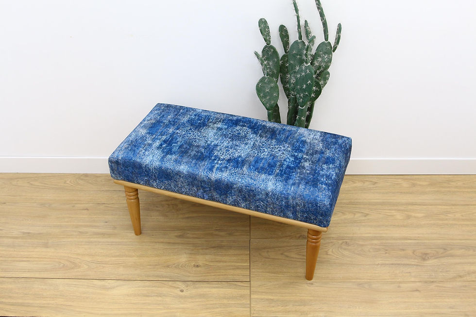 Miniature : Ottoman Handmade Footstool Bench