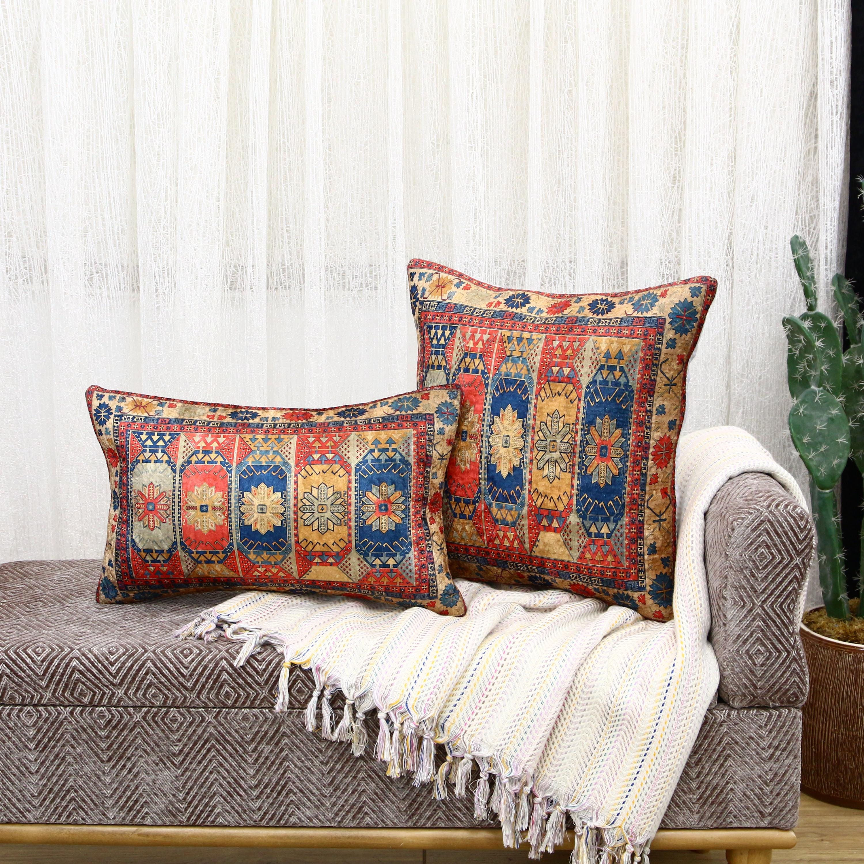 Home Decor Tribal Bench Pillow Cover