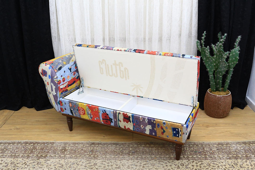 Miniature : Turkish Kilim Chaise Lounge