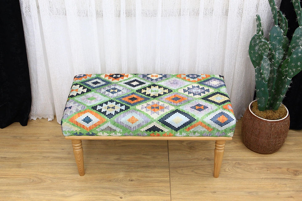 Miniature : Ottoman Footstool Bench