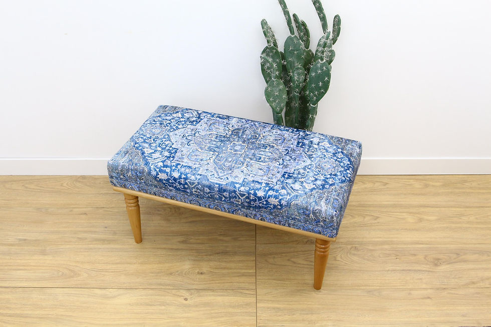 Miniature : Handmade Wooden Entryway Bench