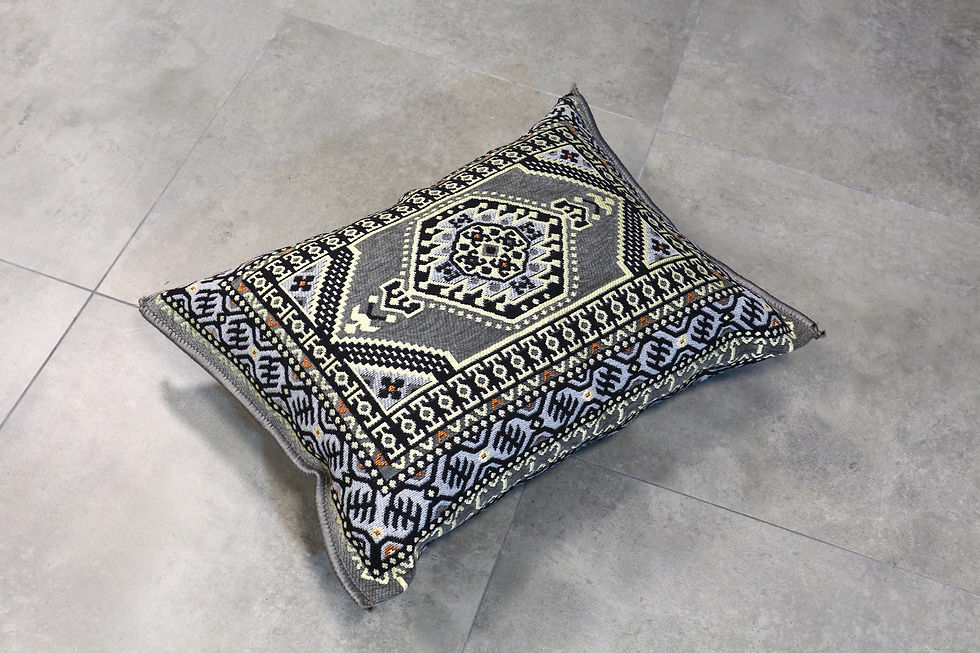 Thumbnail: Gray Seat Arabic Sofa Set