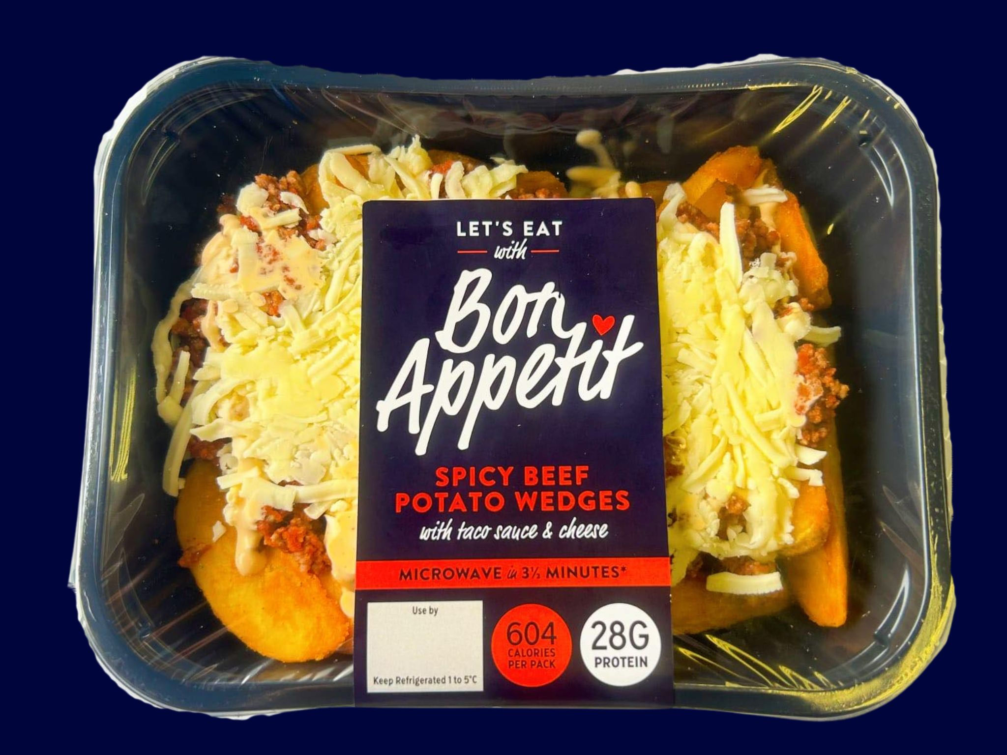 Taco Beef, Taco Wedges & Cheese