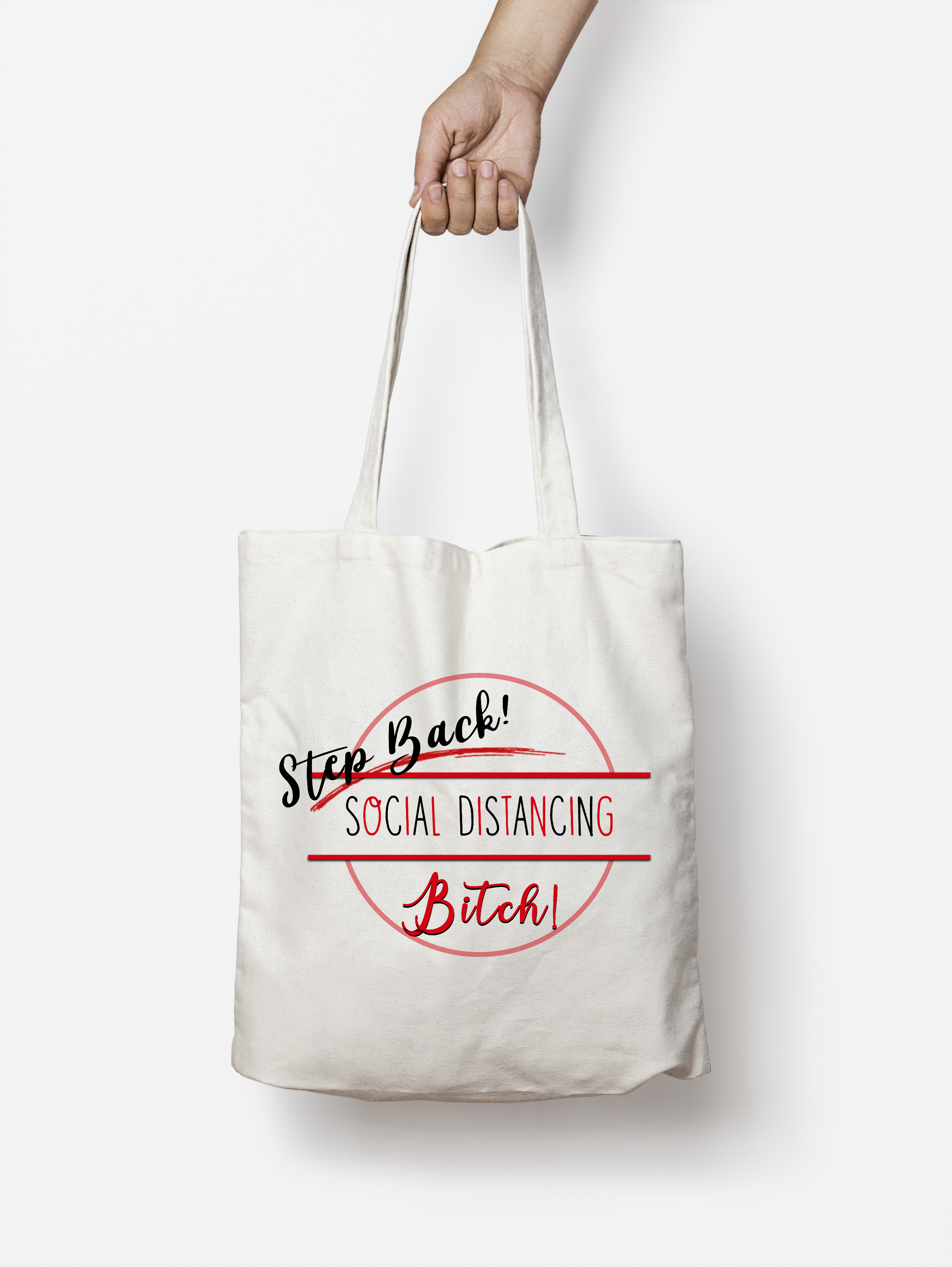Social Distancing Tote Bag