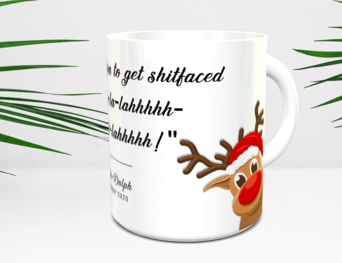 Thumbnail: Rude-Dolph Shitfaced Mug