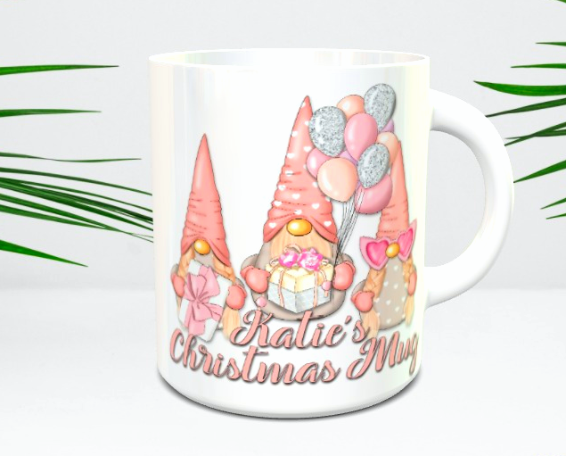 Thumbnail: Personalised Christmas Gonks Mug