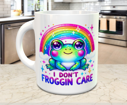 Thumbnail: Don't Froggin' Care! Mug