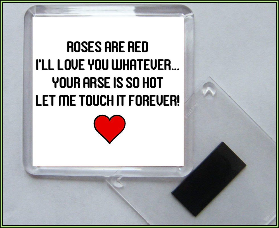 Arse Poem Fridge Magnet