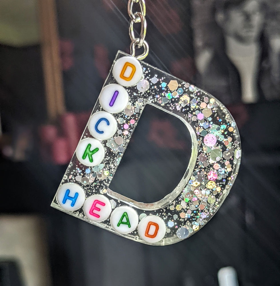 Dickhead Keyring