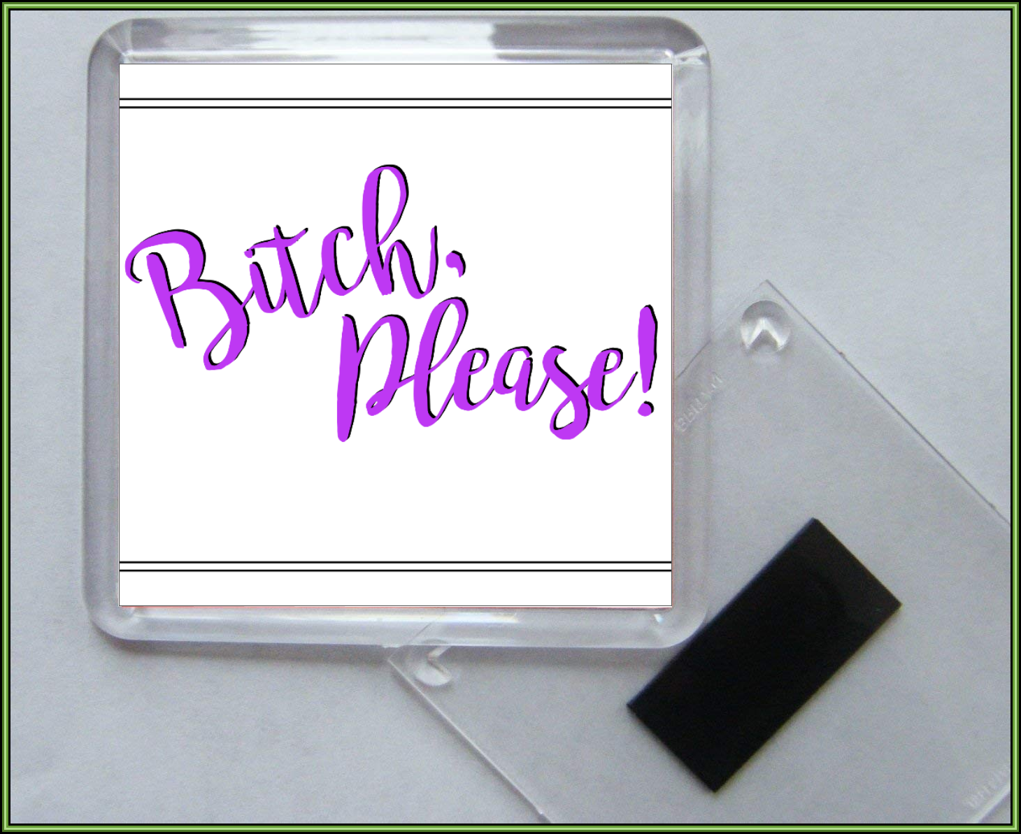 Bitch, Please Fridge Magnet