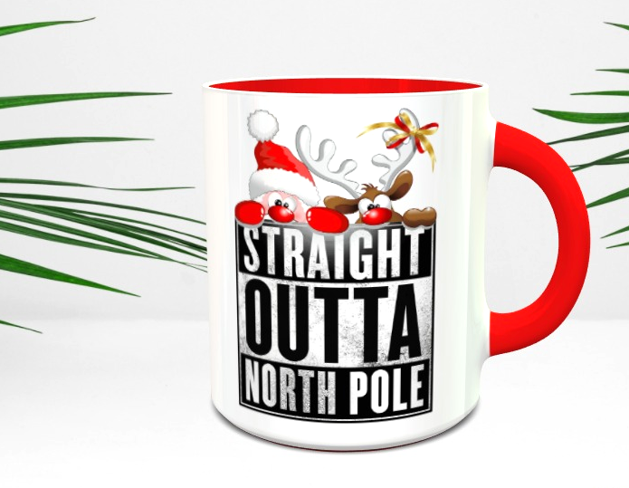 Thumbnail: Straight Outta North Pole Mug