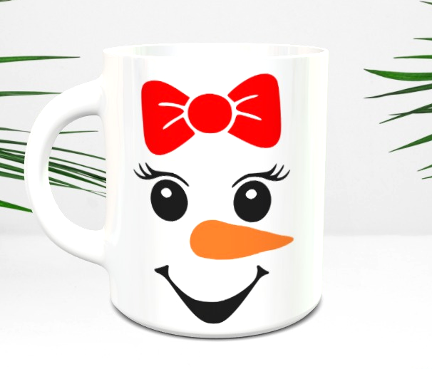 Personalised Suzie Snowgal Christmas Mug