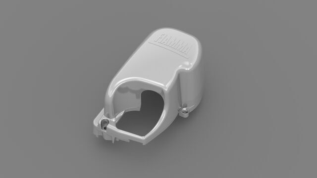 Endkappe Gehäuse Links zu Markise F45S Titanium UK Vers.