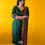 Thumbnail: Teal green salwar with multicoloured dupatta 
