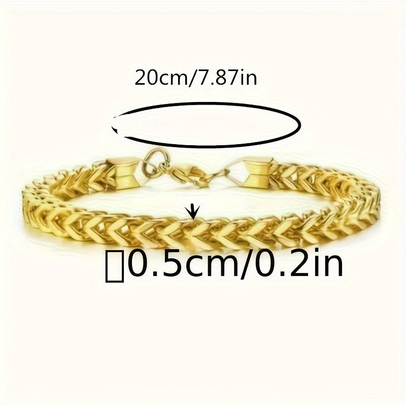 Titanium Steel Men's Bracelet Stainless Steel Jewelry Personality Gift Men's Bra