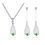 Thumbnail: Elegant Water Drop Jewelry Sets Pendant Necklace Drop Earrings Crystals from Au