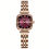 Thumbnail: Women's Watch Luxury Rhinestone Square Pointer Quartz Watch Calendar Rome Fashi