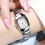 Thumbnail: Watch Girls Student Simple Waterproof Ultra-thin Ladies Bracelet Quartz Watch C