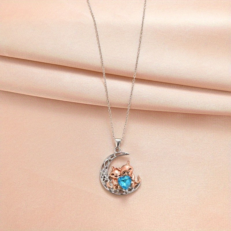 Fashion Exquisite Fox Friendship Pendant Jewelry For Thanksgiving Christmas Birt