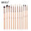 Thumbnail: BEILI Pink Makeup Brushes High Quality Powder Foundation Blush Eyeshadow