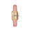 Thumbnail: Elegant Rectangular Quartz Wristwatch for Women: Vintage Style, Premium PU Leat