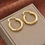 Thumbnail: Stylish 18K Gold Hoop Earrings: Elevate Your Everyday & Special Occasions!