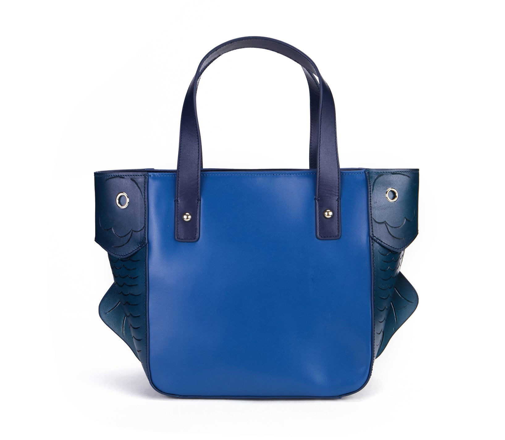 The Azure Carp Top Handle Bag