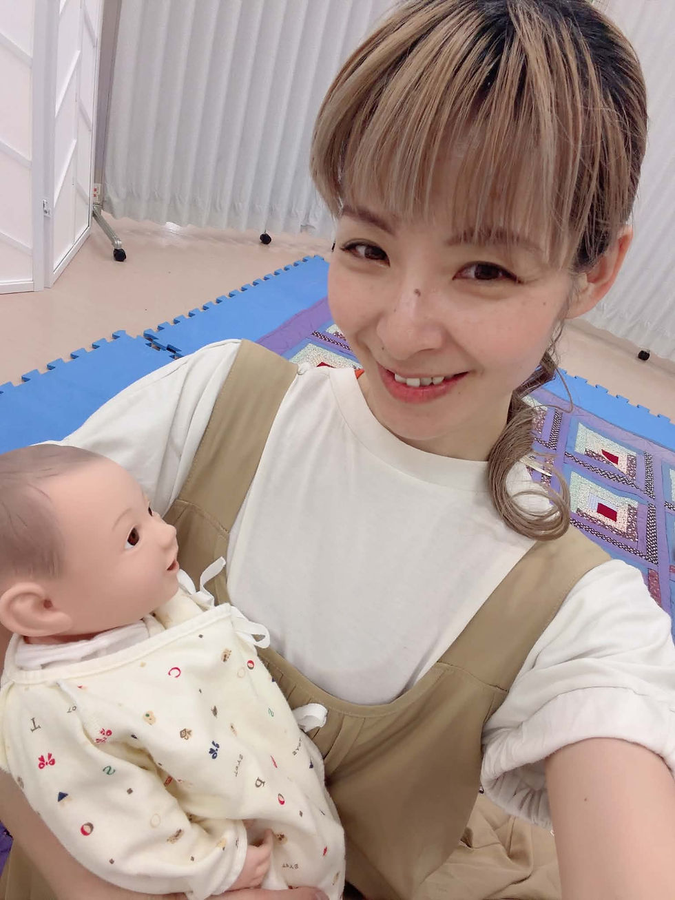 赤ちゃんと一緒