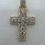 Thumbnail: 3.85 Ct Diamond Cross 14kY 6.49g