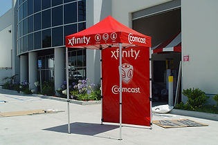 carpa plegable xfinity comcast 1.5x1.5 mts