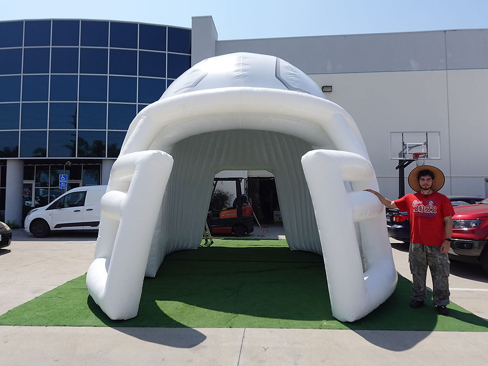 15x21 Giant Custom Inflatable Football Helmet Tunnel Alexandria Senior High School for Sale