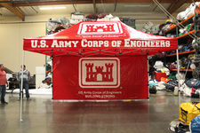 10x15 custom canopy tent U.S. Army Corps of Engineers