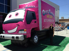 Giant Inflatable Truck Thrift Stores
