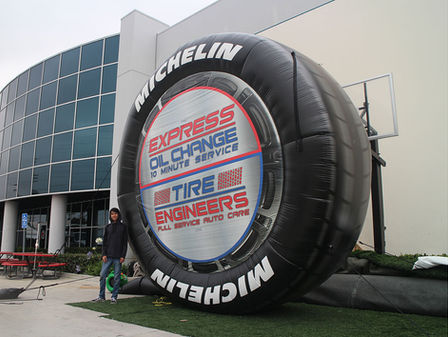 Custom Inflatable Car Tire Replica Michelin