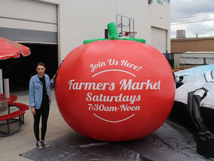 8ft Giant Custom Inflatable Tomato Farmers Market