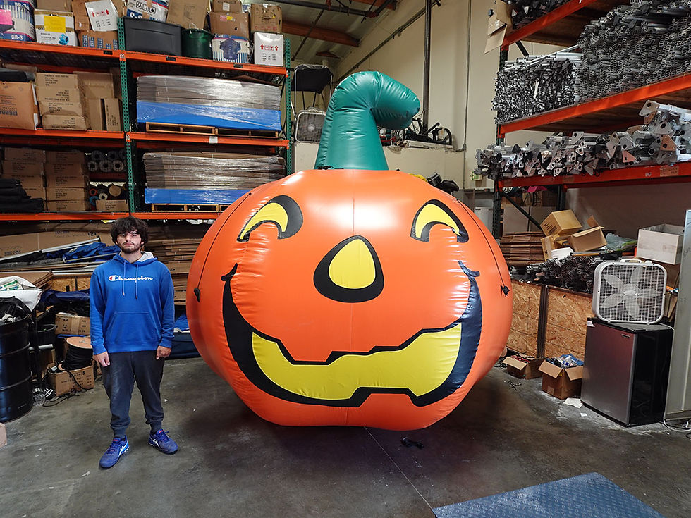 10 foot giant inflatable pumpkin for Halloween display