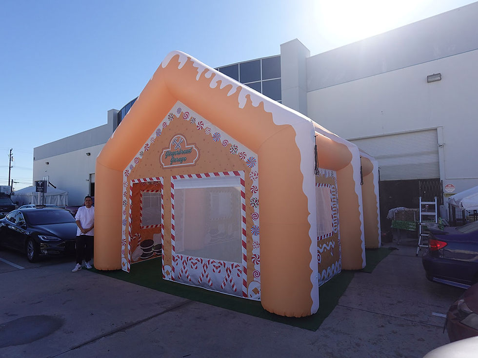 Custom Gingerbread House Inflatable