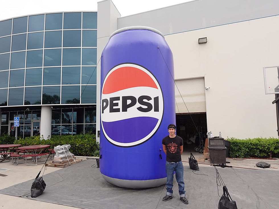 15ft Giant Inflatable Pepsi Can Replica