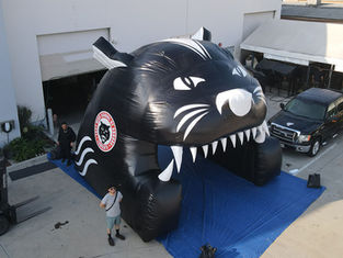 15x15 Inflatable Tomcat Mascot Football Tunnel East High School of Aurora