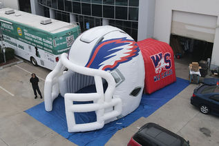 31x15x15 Inflatable Football Helmet Tunnel Wagener-Salley High School War Eagles