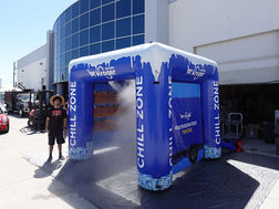 10x10 Custom Inflatable Misting Chill Zone Tent Kroger