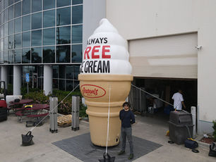 Giant Inflatable Ice Cream Cone