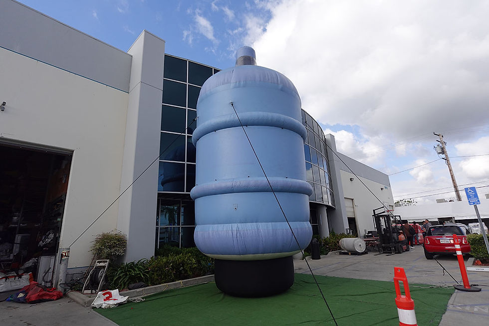 25ft Giant inflatable water jug for advertising