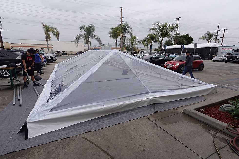 20x40 Clear Top Tent Rentals for Events